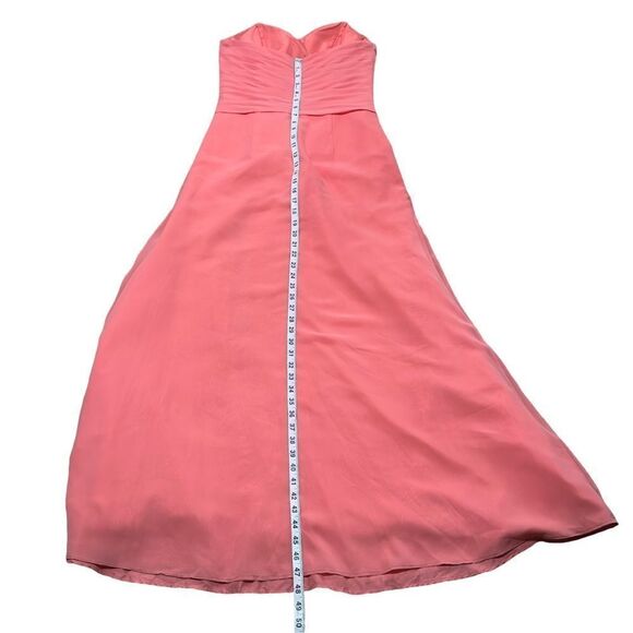 MORI LEE by Madeline Gardner Strapless Coral Gown Size 8 - Picture 14 of 14